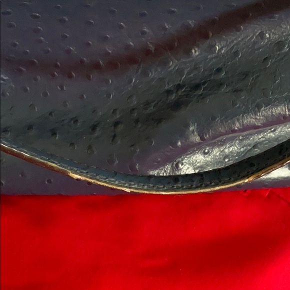 Kate Spade ostrich leather satchel VICTORIA FALLS Madeline - Picture 12 of 12